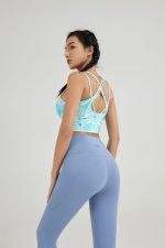 Multicolor Energy Longline Sports Bra Medium Support | Yoga | Gym - B23P0004 - Image 2
