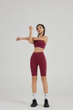 Swiftly Tech Cropped Racerback Workout Bra High Support | Yoga | Gym - B23S0006 - Image 7