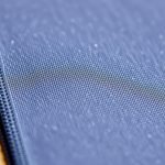 Close-up of the moisture-wicking fabric texture on Australian-made cotton yoga pants.