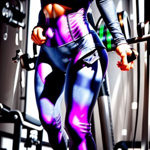 Heather Grey flare leggings petite workout leggings with pockets on white background, hyperrealistic studio photo.