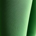 Close-up of the sustainable green leggings fabric texture and stitching detail.