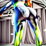 Heather Grey organic activewear cotton yoga pants on a white background.