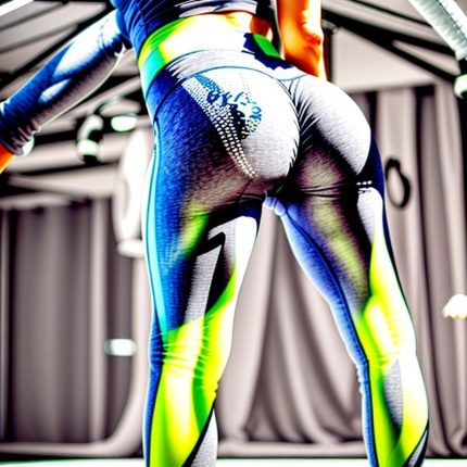 Heather Grey organic activewear cotton yoga pants on a white background.