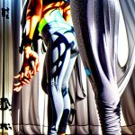 Organic cotton yoga pants in Heather Grey on a white studio background.