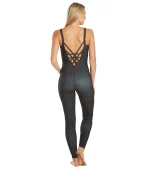 Radiant Tribe Strappy Back Long Leotard 28"