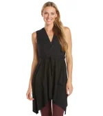 Wondrous Solid Wrap Dress