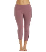 Racer Stripe Flat Waist Ankle Leggings
