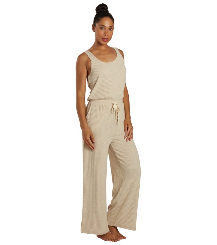 Ballet Rib Wide Leg Perfect Jumpsuit
