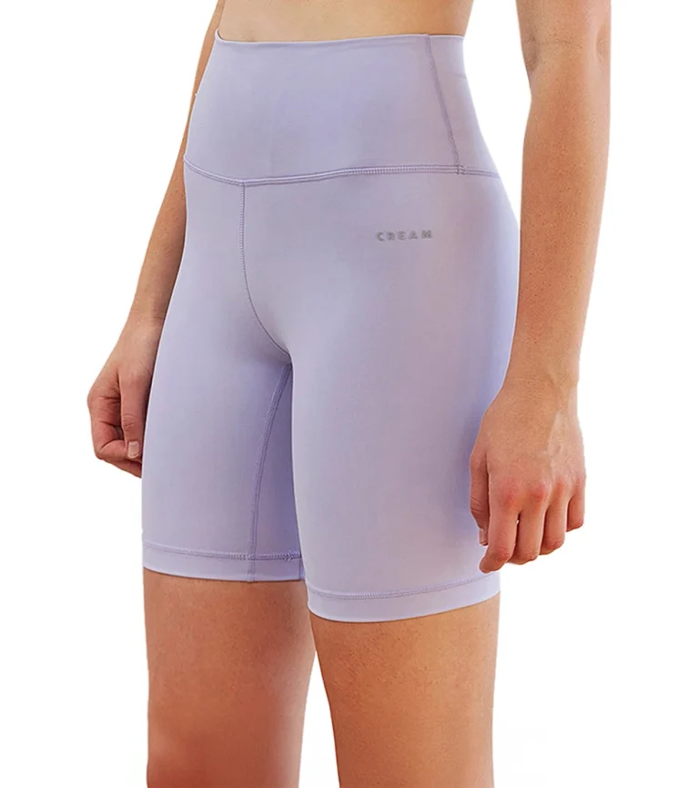 Cream Yoga Drew Biker Shorts 8"