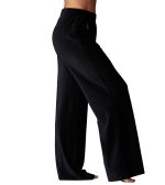 Wide Leg Brushed Rib Pant