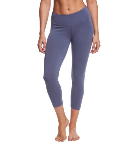 Flat Waisted Cotton Yoga Capris