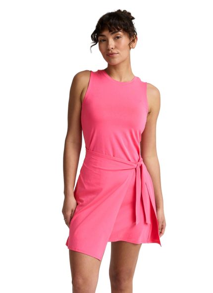 Meet Up Front Wrap Side Tie Mini Dress