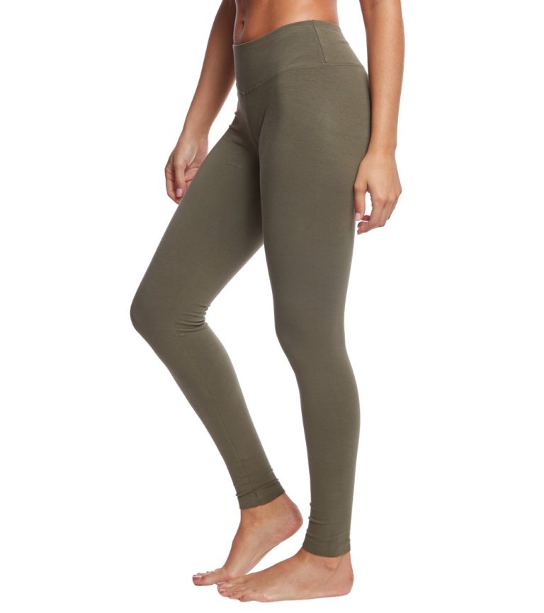 Flat Waist Cotton Ankle Yoga Leggings