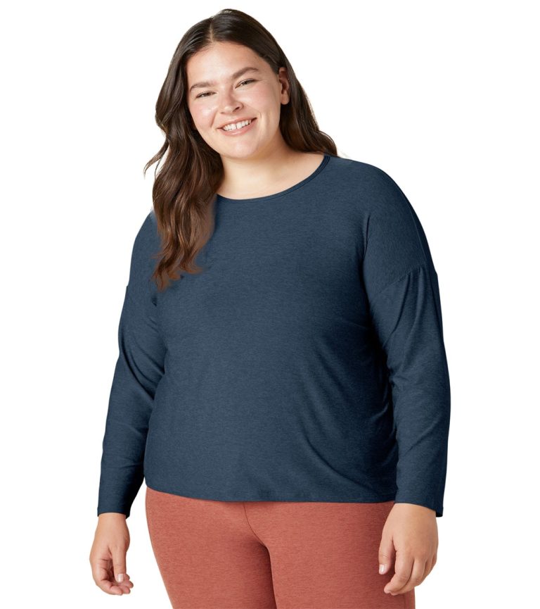 Plus Featherweight Morning Light Cropped Pullover
