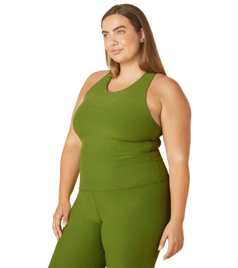 Plus Size Spacedye Focus Cropped Tank