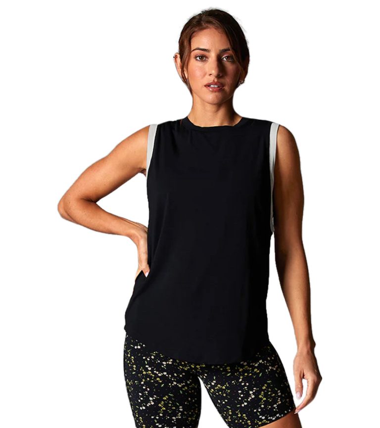 High Neck Muscle Tank