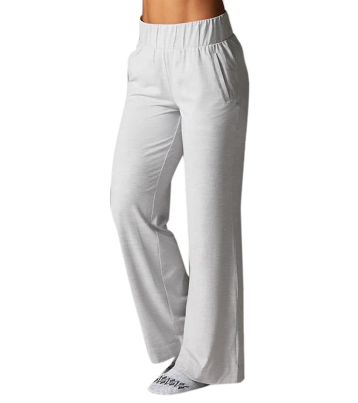 Brushed Tec Knit Wide Leg Pant
